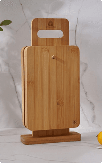 Acacia Wooden Chopping Board with Corner.
